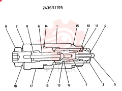 VALVE   ASSY, RELIEF 2436R1195