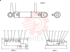 CYLINDER ASSY, CONSISTS OF REF 1 TO 5
