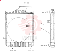 RADIATOR ASSY,(1401-714-0001), Start Serial: 2201-