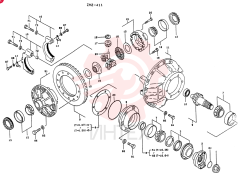 DIFFERENTIAL ASSY, Start Serial: 2201-