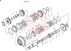 CLUTCH ASSY,EXCEPTION SYM. 41, Start Serial: 1-