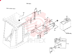 Схема (LK650) - MARK II WHEEL LOADER ASN RE02201 (1/91-12/06) 9K1058 (1)