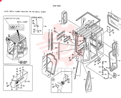 CAB ASSY,ROPS,INC. SEC. 903, Start Serial: 1-