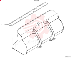 BUCKET ASSY, 3.1 CUBIC METRE 2412X226