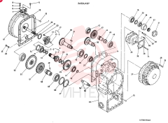 Схема (LK700) - WHEEL LOADER ASN KF1172 (1/03-12/03) 2453U187
