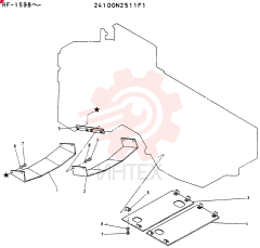 Схема (LK700A) - WHEEL LOADER ASN RE1558 (1/03-12/03) 24100N2511F1