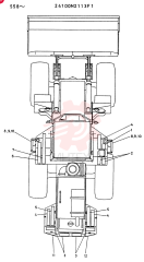 Схема (LK700A) - WHEEL LOADER ASN RE1558 (1/03-12/03) 24100N2113F1