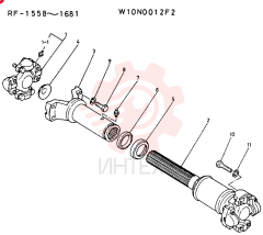 Схема (LK700A) - WHEEL LOADER ASN RE1558 (1/03-12/03) W10N0012F2