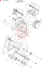 Схема (LK700A) - WHEEL LOADER ASN RE1558 (1/03-12/03) 2453U187