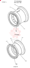 WHEEL R13K0003