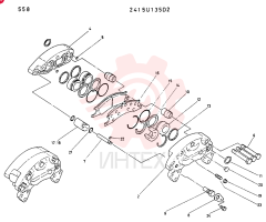 BRAKE ASSY. 2415U135D2