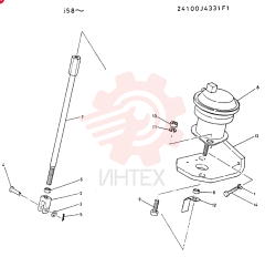 Схема (LK700A) - WHEEL LOADER ASN RE1558 (1/03-12/03) 24100J4331F1