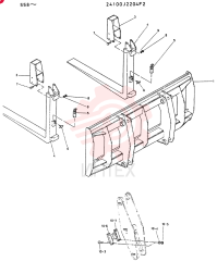 LUMBER-FORK ASSY 24100J2204F2