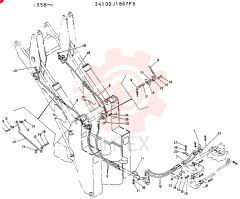 Схема (LK700A) - WHEEL LOADER ASN RE1558 (1/03-12/03) 24100J1867F5