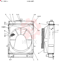 RADIATOR 2452U406F1