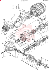 Схема (LK850) - MARK II WHEEL LOADER BTW RJ1004 - RJ1210 (1/88-12/06) 2410U242F1 (2)