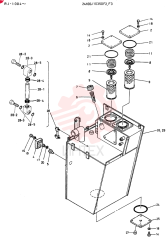 TANK ASSY, HYD, Serial Range: RJ.1004-RJ.1052