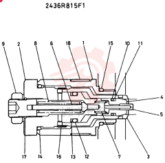 VALVE PRESSURE RELIE 2436R815F1