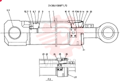 CYLINDER ASSY, DUMP 2438U1006F1