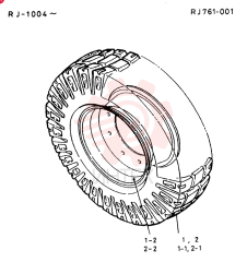 TIRE & WHEEL ASSY (23.5-R25, RADIAL,T/L)
