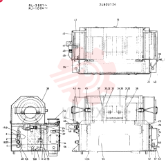 Схема (LK850) - MARK II WHEEL LOADER BTW RJ1004 - RJ1210 (1/88-12/06) 2480U124