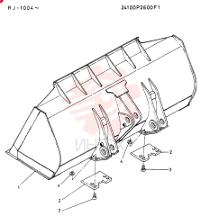 Схема (LK850) - MARK II WHEEL LOADER BTW RJ1004 - RJ1210 (1/88-12/06) 24100P2600F1