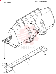 Схема (LK850) - MARK II WHEEL LOADER BTW RJ1004 - RJ1210 (1/88-12/06) 24100N1646F23