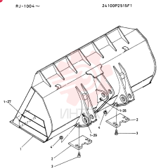 BUCKET ASSY, ROCK 24100P2515F1