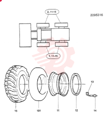 WHEEL AND TIRE 2295316