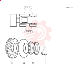 WHEEL AND TIRE 2295322
