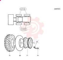 WHEEL AND TIRE 2295323