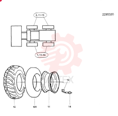 WHEEL AND TIRE 2295320
