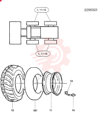 WHEEL AND TIRE 2295325