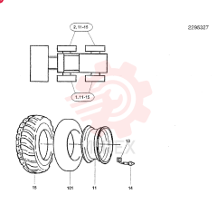 WHEEL AND TIRE 2295327