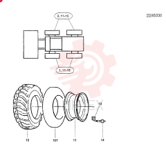 WHEEL AND TIRE 2295330