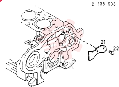 FENDER, UP TO ENGINE SERAL NO. (A) AS FROM ENGINE SERAL NO., SEE ITEM (B) 0764519