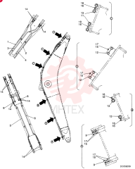 HYD LINES, BOOM LC42HU0001F2