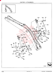 HYDRAULIC LINES, BOOM CYLINDER LC42H00023F1