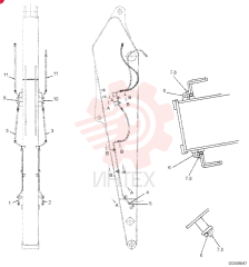 HYD LINES, ARM LC43HU0004F1