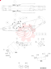 HYD LINES, ARM LC43HU0003F1