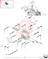HYDRAULIC LINES, SWING PRIORITY LC03H00010F1