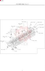 CYLINDER HEAD NO -- VH