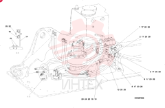HYD LINES, UPP (ROTATION) BASE LC03H00047F1