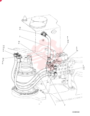 HYD LINES, UPPER (ROTATION W/ NIBBLER & BREAKER), Figure 2 of 3