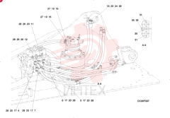 HYD LINES, UPP BASE LC03H00047F1