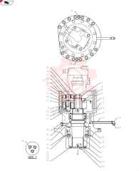 HYDRAULIC MOTOR LC15V00027F2 (2)