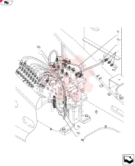 HYDRAULIC HOSE,9.60mm ID x 420mm L 2420R537D042 (2)
