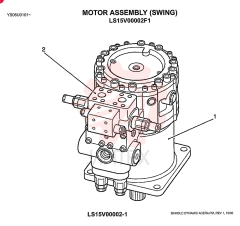 HYDRAULIC MOTOR LS15V00002F1
