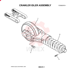 IDLER ASSY, CRAWLER LS52D00003F1