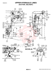 HYD LINES, UPPER (SUCTION, DELIVERY) LS30H00002F1